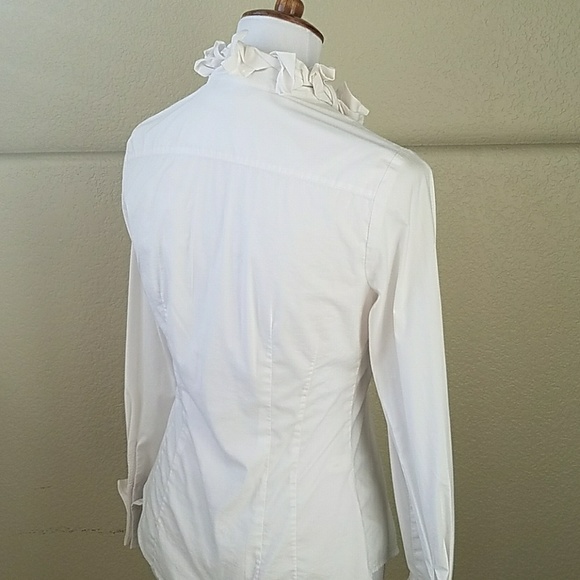 EXPRESS- classic white button down - Picture 2 of 3